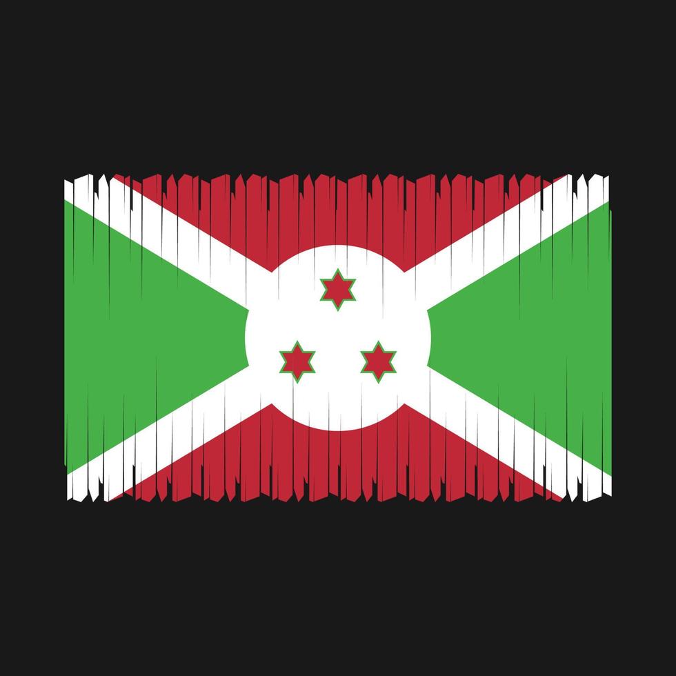 Burundi Flag Vector Illustration