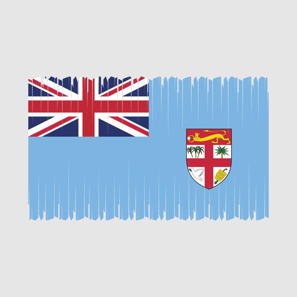 Fiji  Flag Vector Illustration