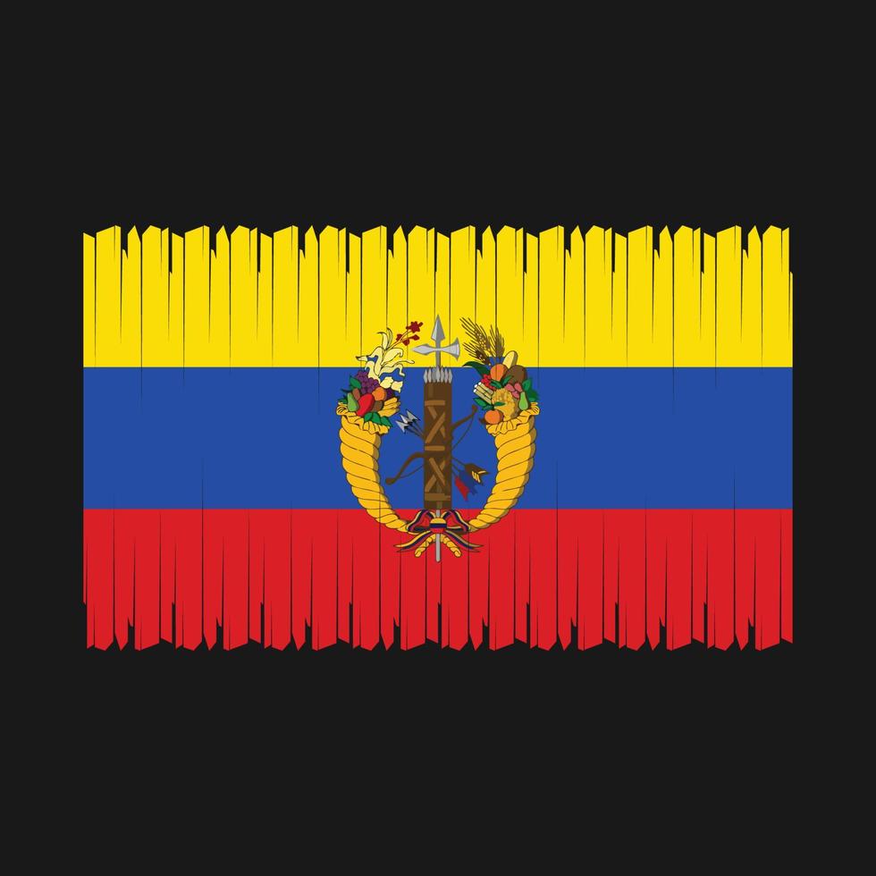 Colombia Flag Vector Illustration