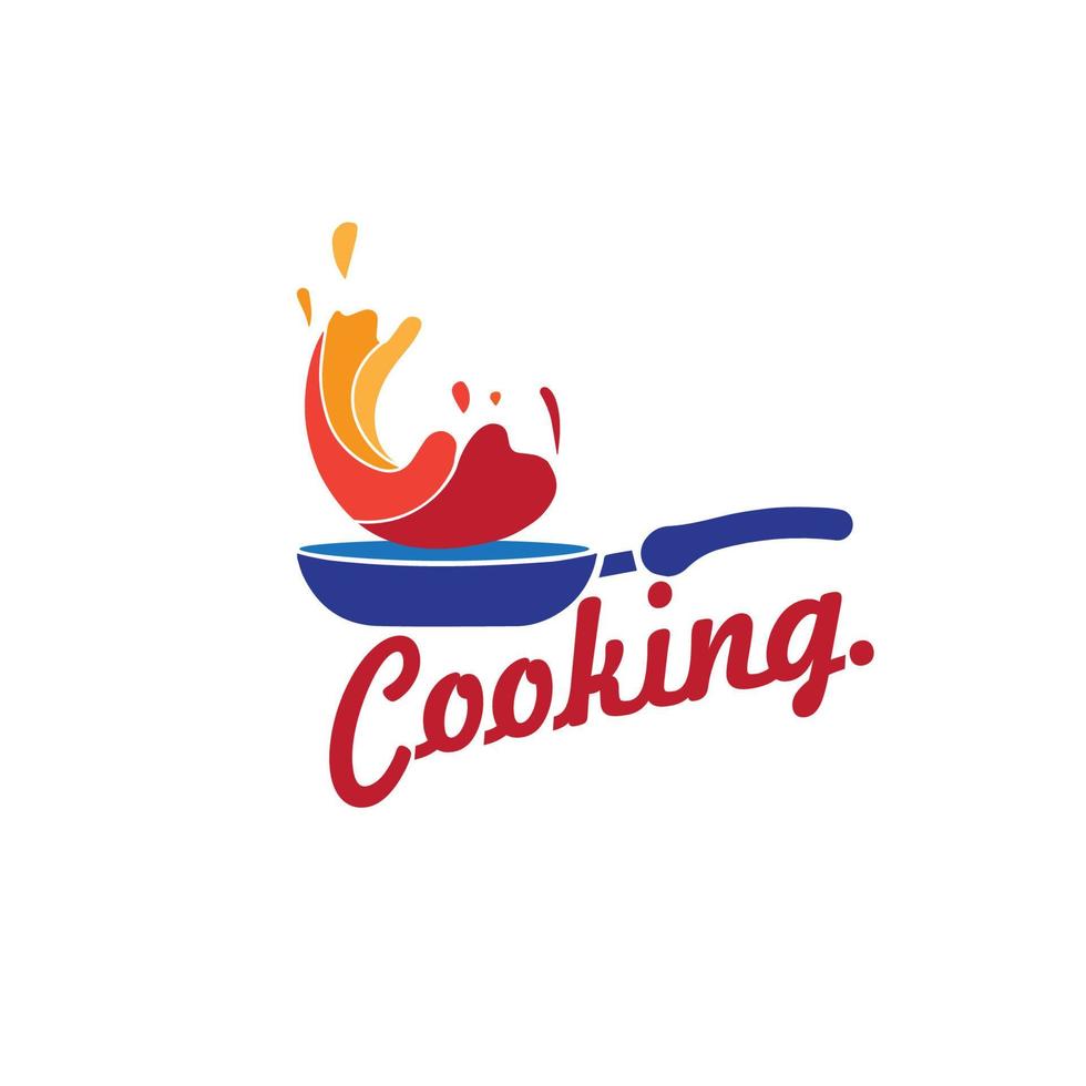 logo Cocinando vector modelo ilustración