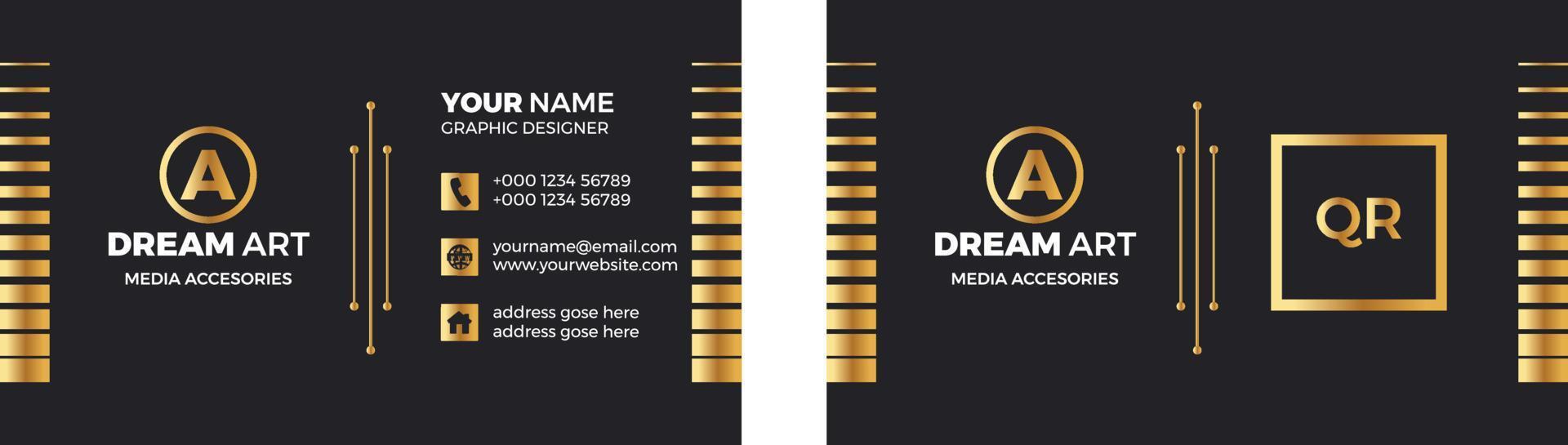 Business Card Design vector