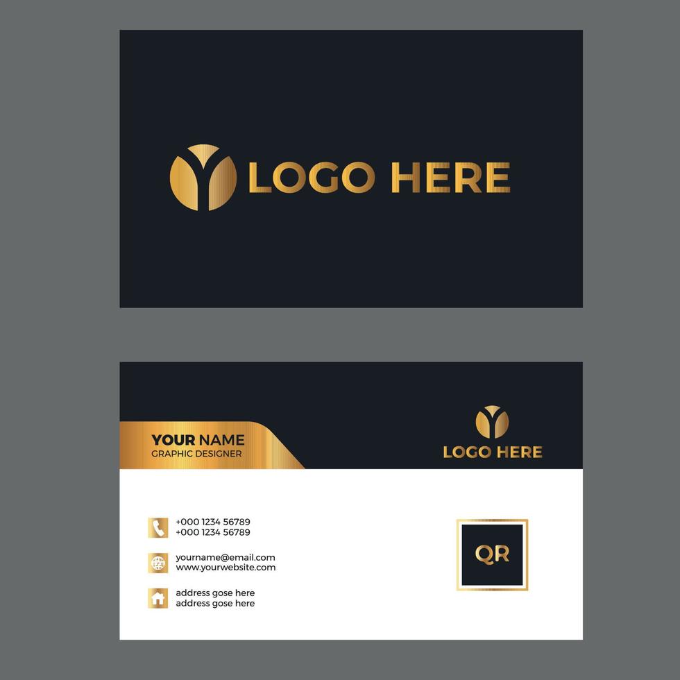 Business Card Design vector