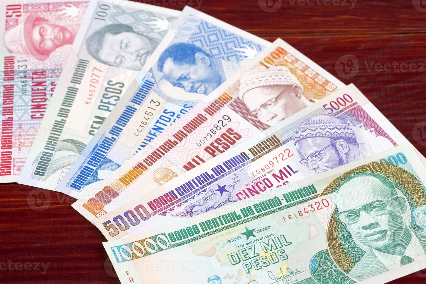 Guinea-Bissau peso a business background photo