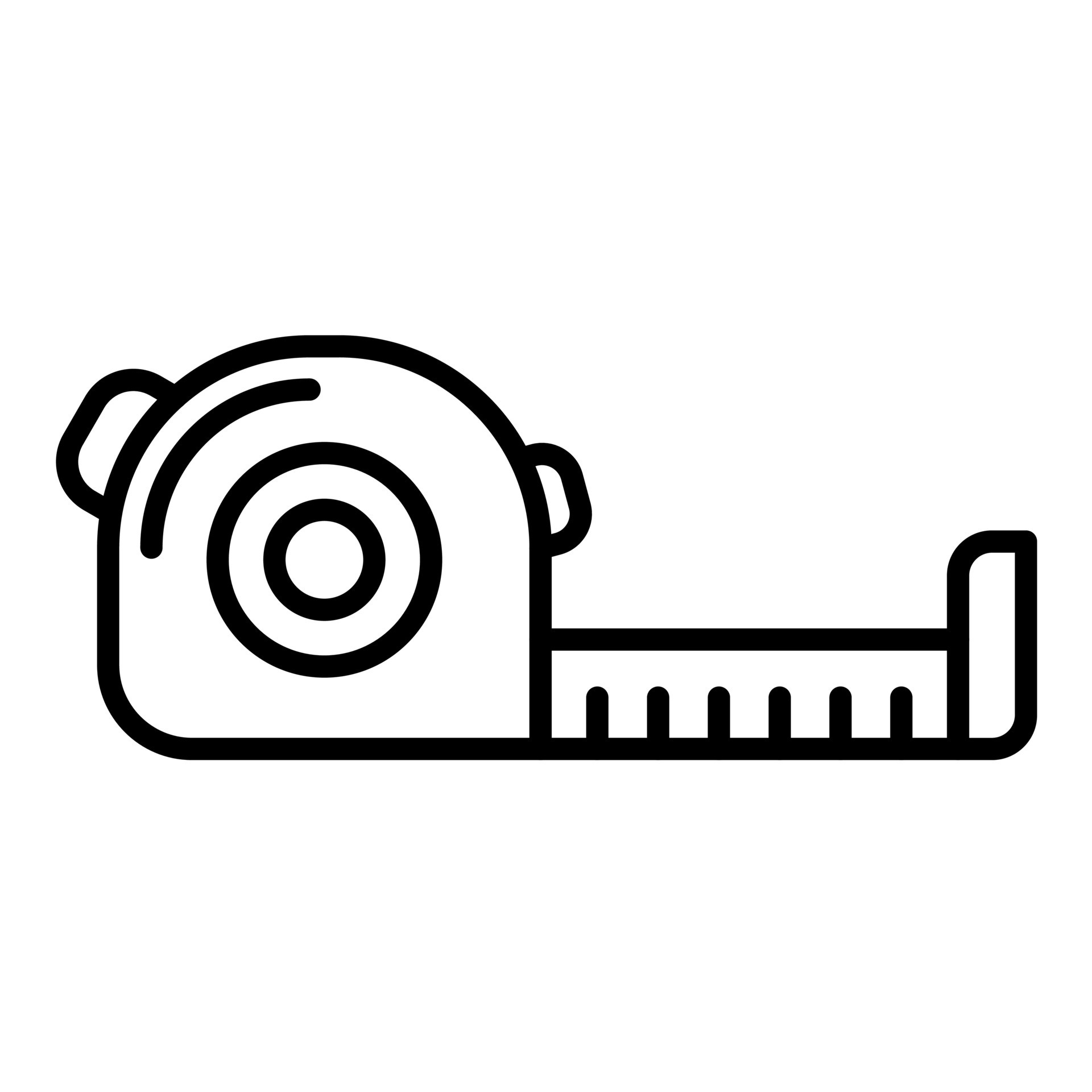 Measuring Tape vector icon 21693473 Vector Art at Vecteezy