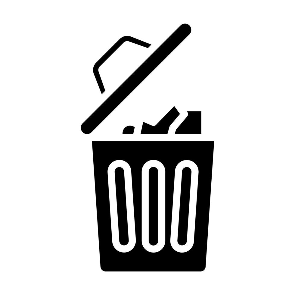 Garbage vector icon