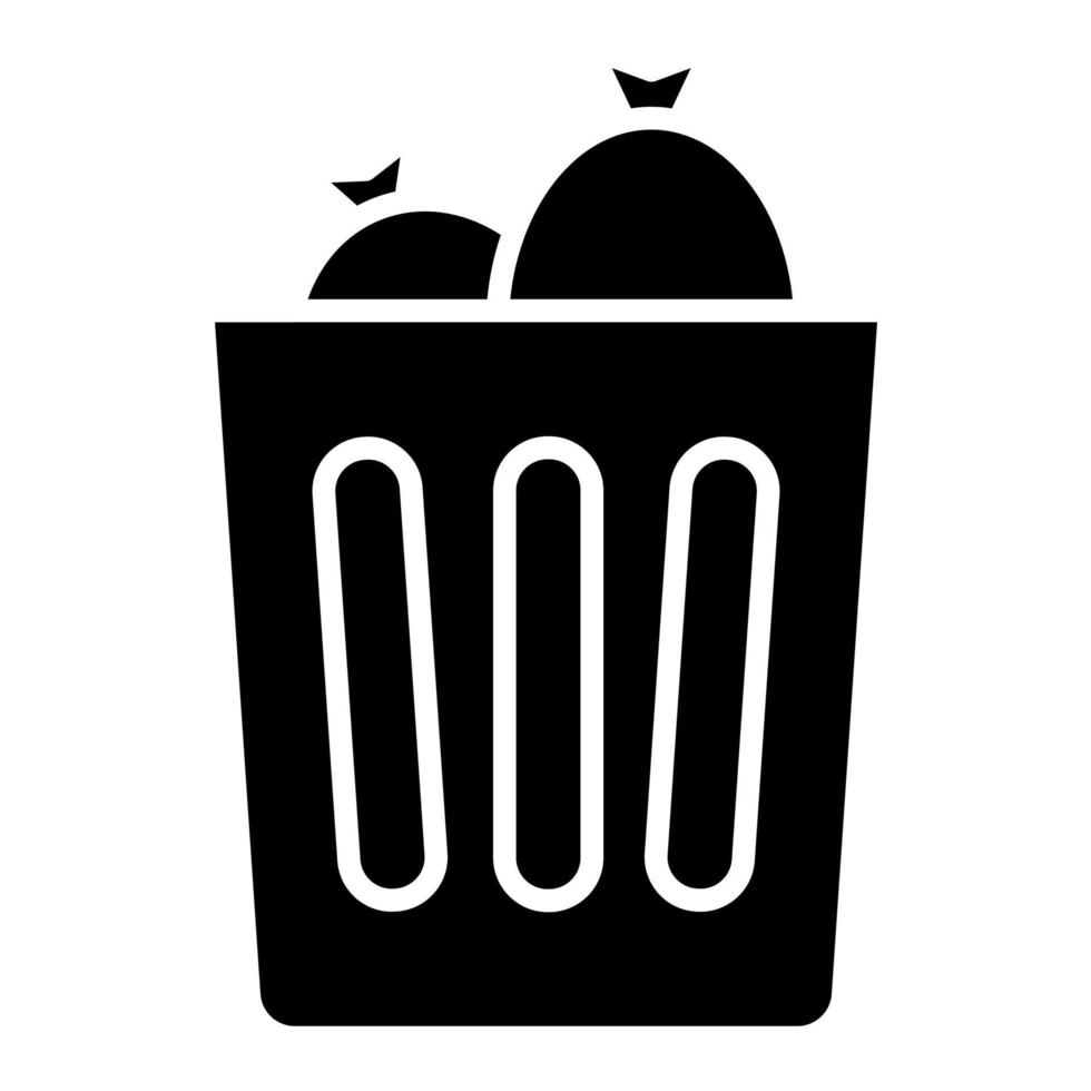 Waste vector icon
