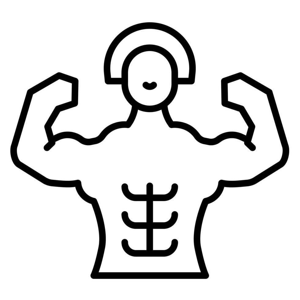 Body Builder vector icon
