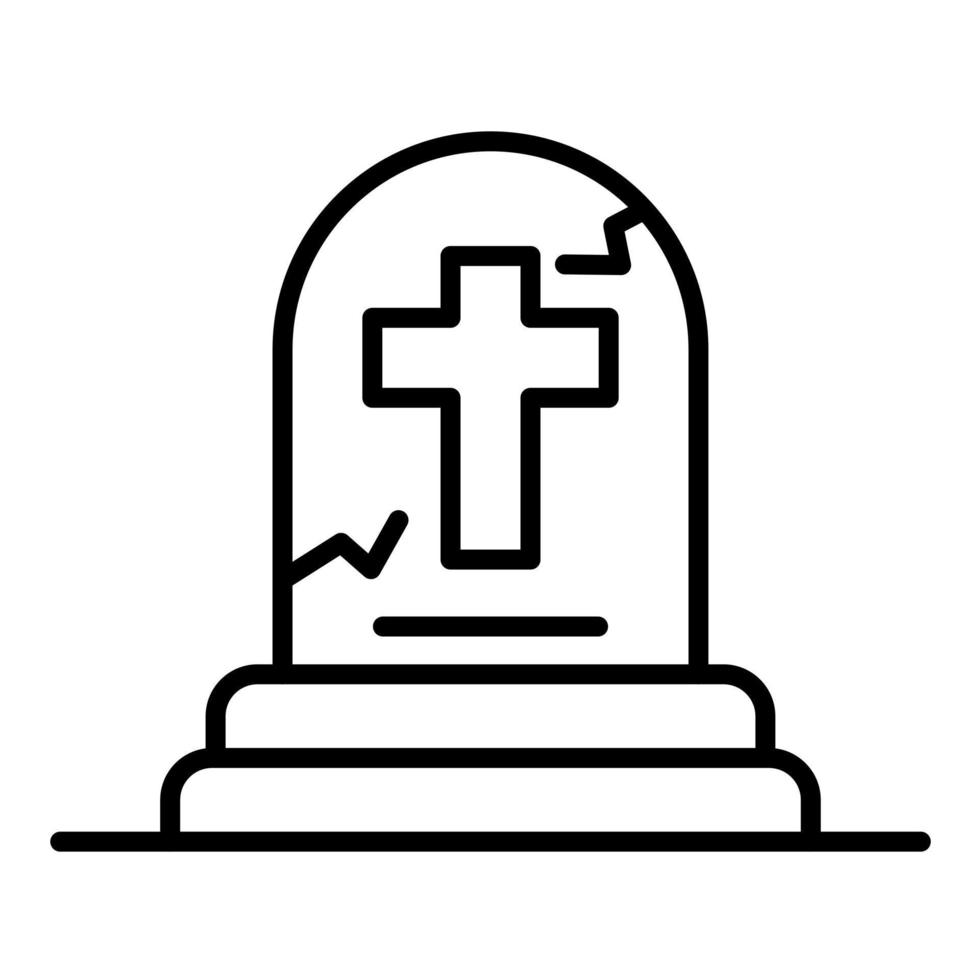 Gravestone vector icon