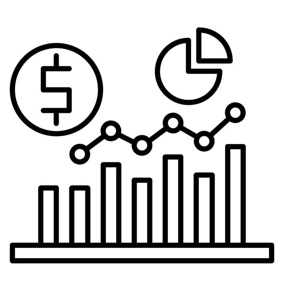 icono de vector de analítica