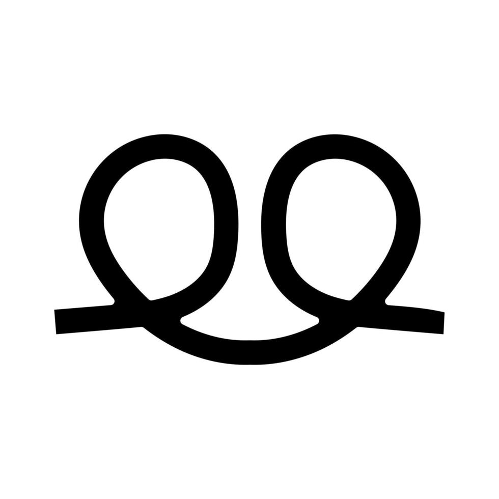 Pretzel vector icon