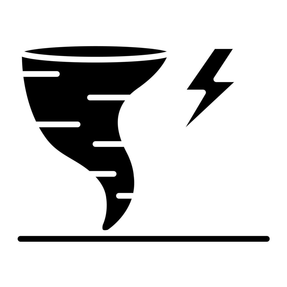 Tornado vector icon