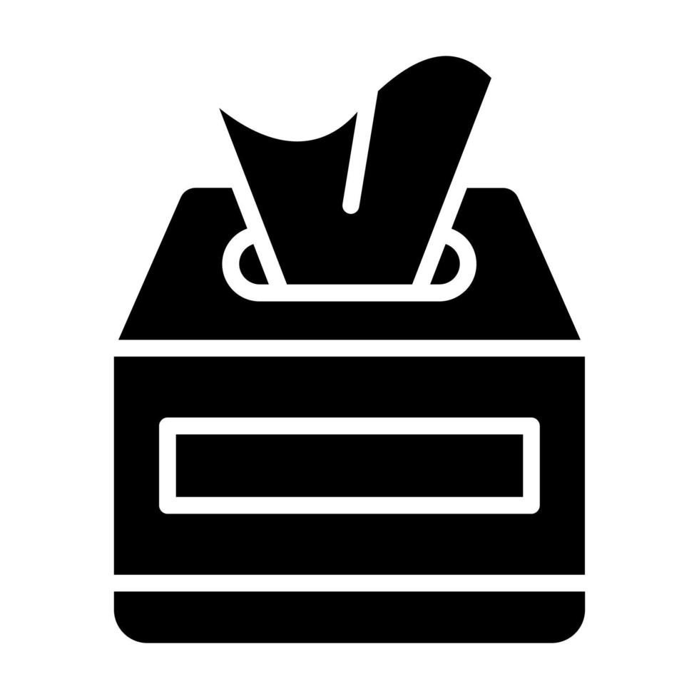 Tissue Box vector icon