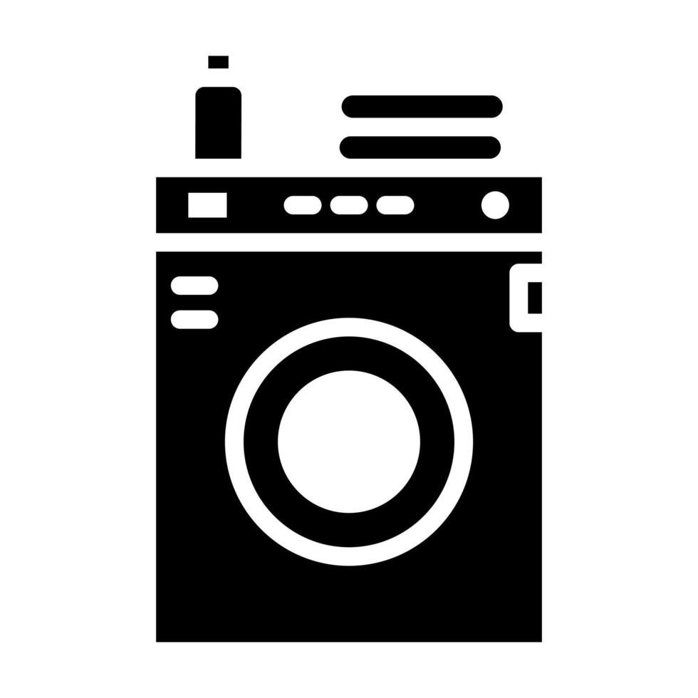 Laundry Machine vector icon