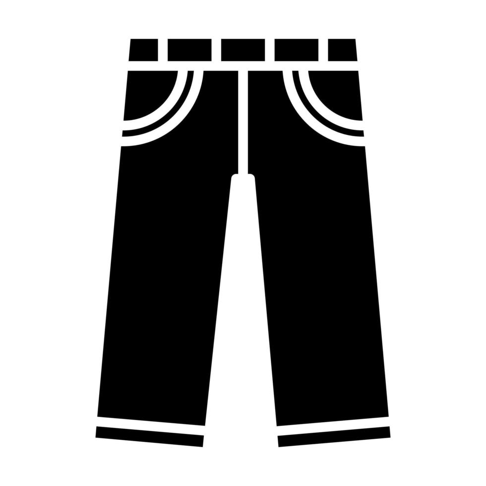 icono de vector de pantalones