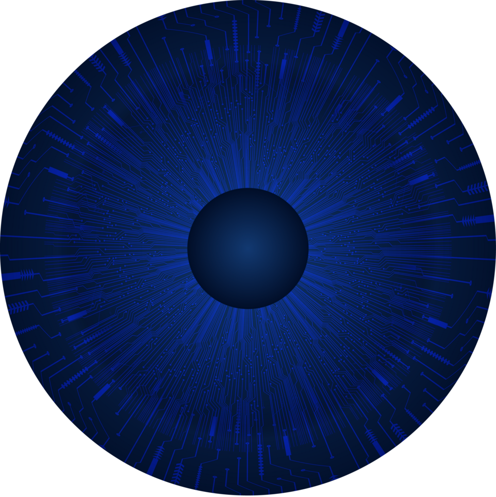 Augenausschnitt der modernen Technologie png