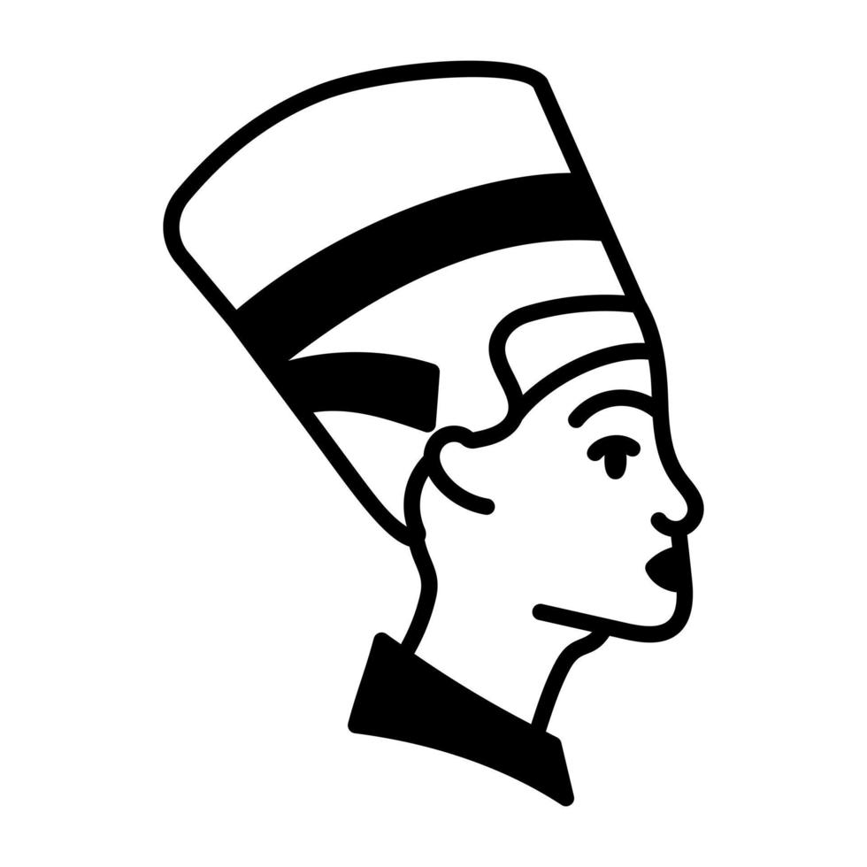 Trendy Egyptian Queen vector