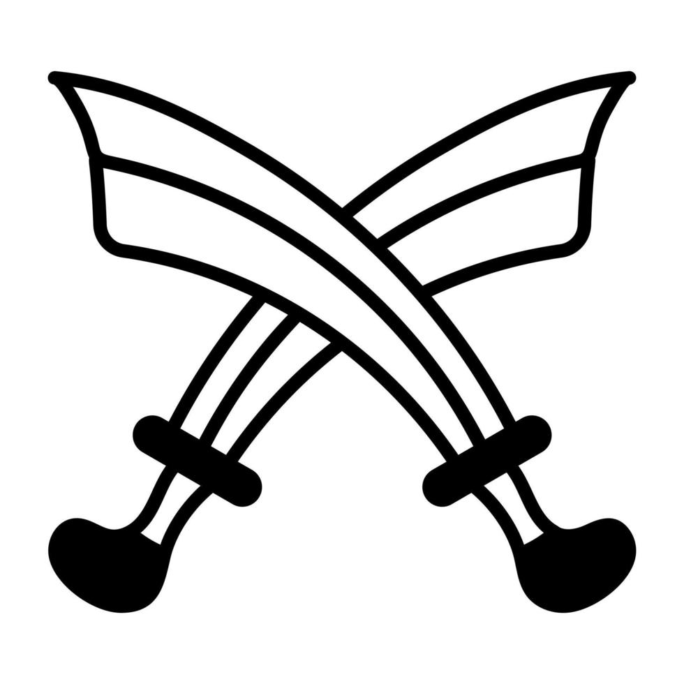 Trendy Swords Concepts vector