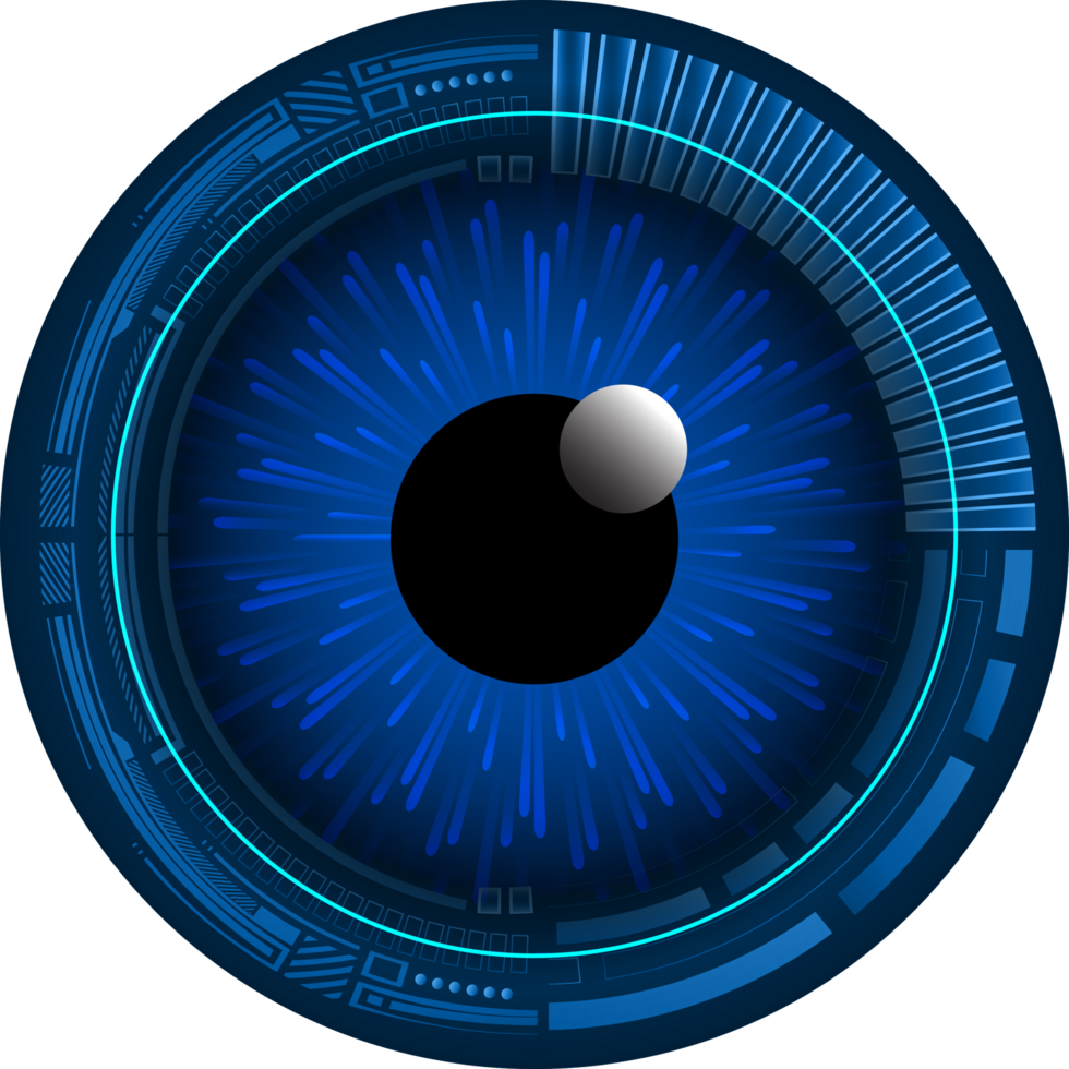 Modern Technology Eye Crop-out png