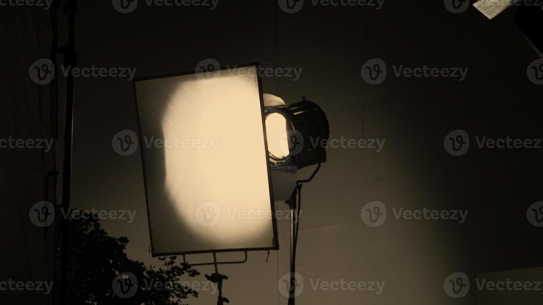 Film light for video production camera in studio set or Use as studio photo shoot light