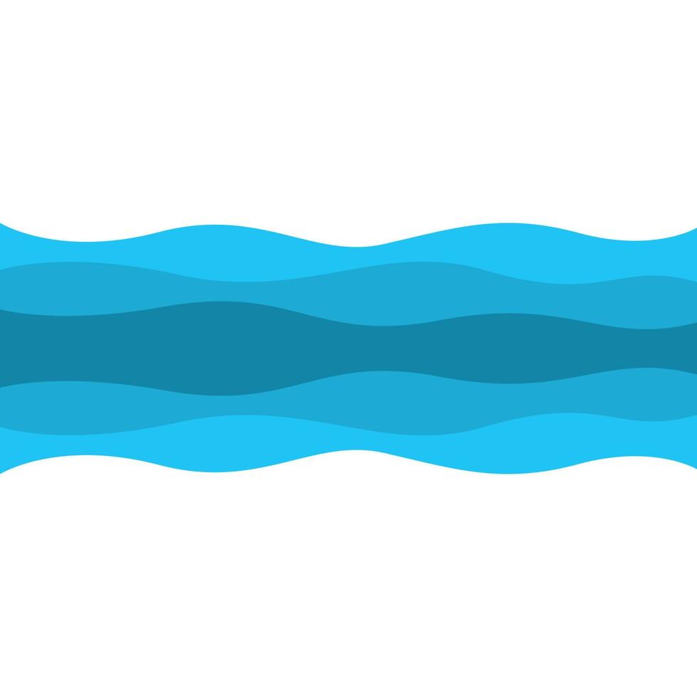 set of Abstract Water wave vector illustration design