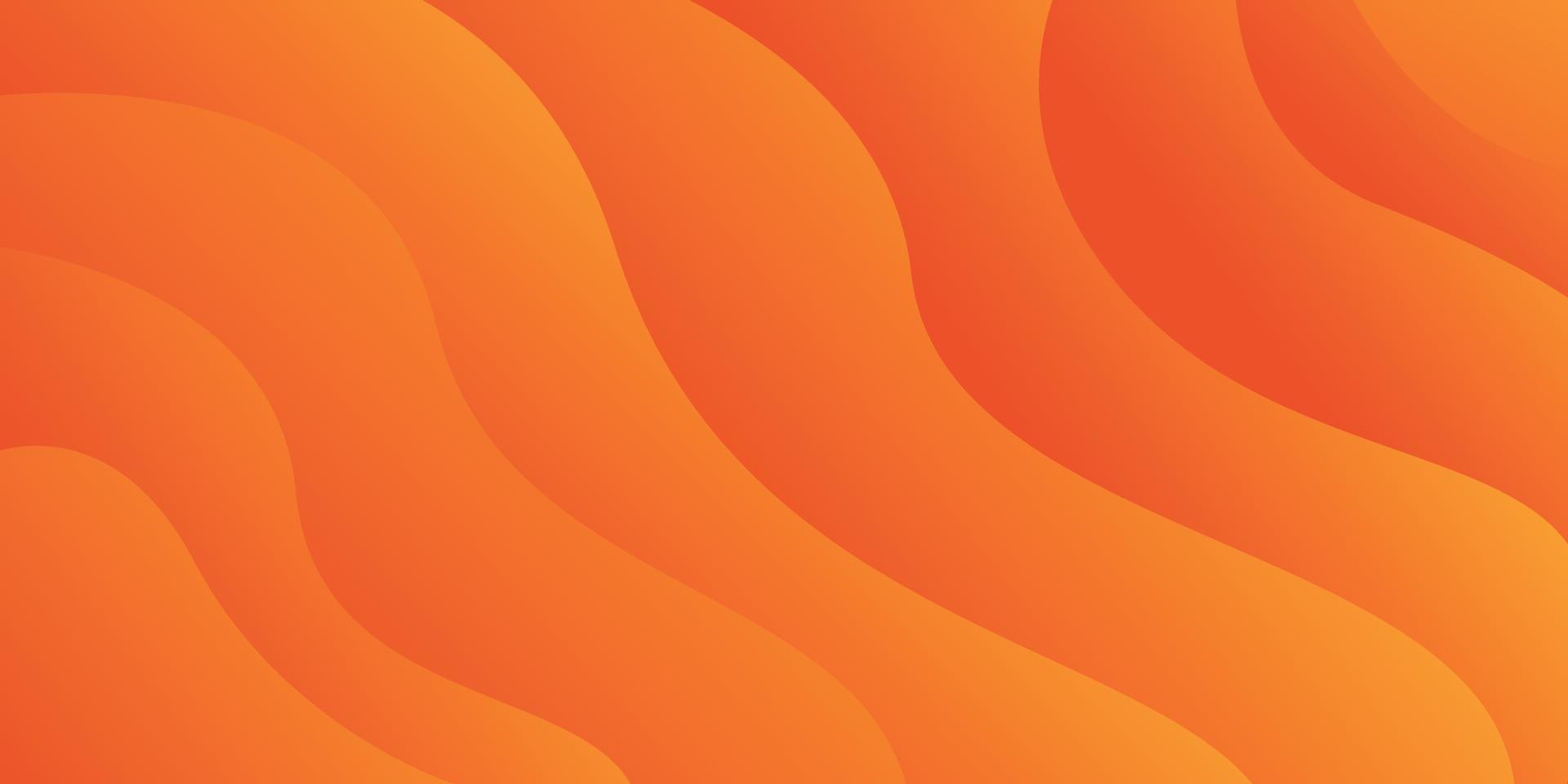 Minimal geometric background. Orange elements with fluid gradient. Dynamic shapes composition.r vector