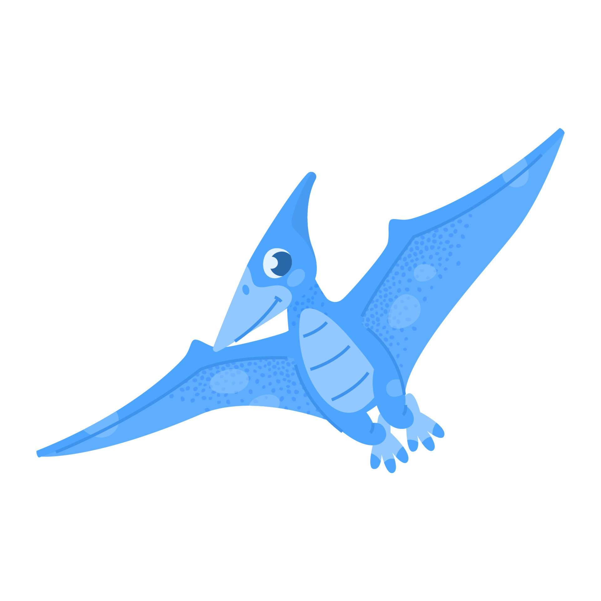 Blue Pterodactyl