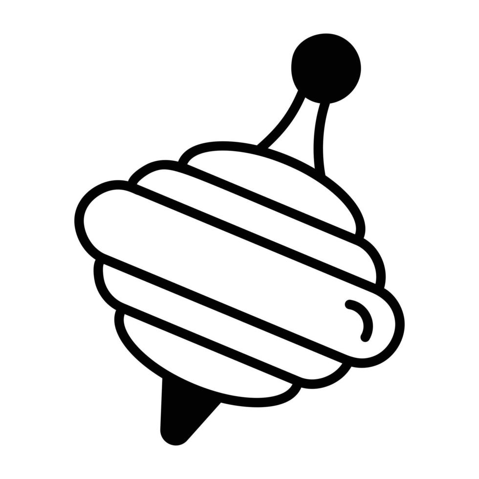 Trendy Spinning Top vector
