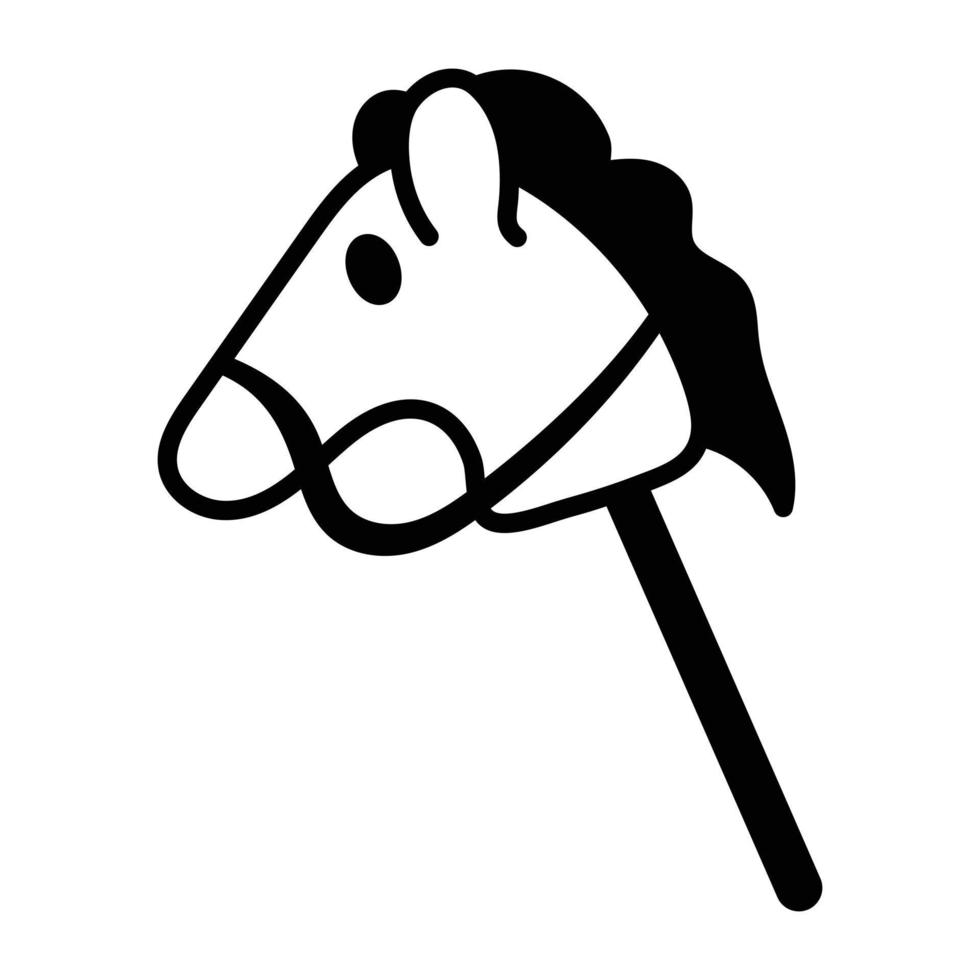 Trendy Stick Horse 21696800 Vector Art at Vecteezy