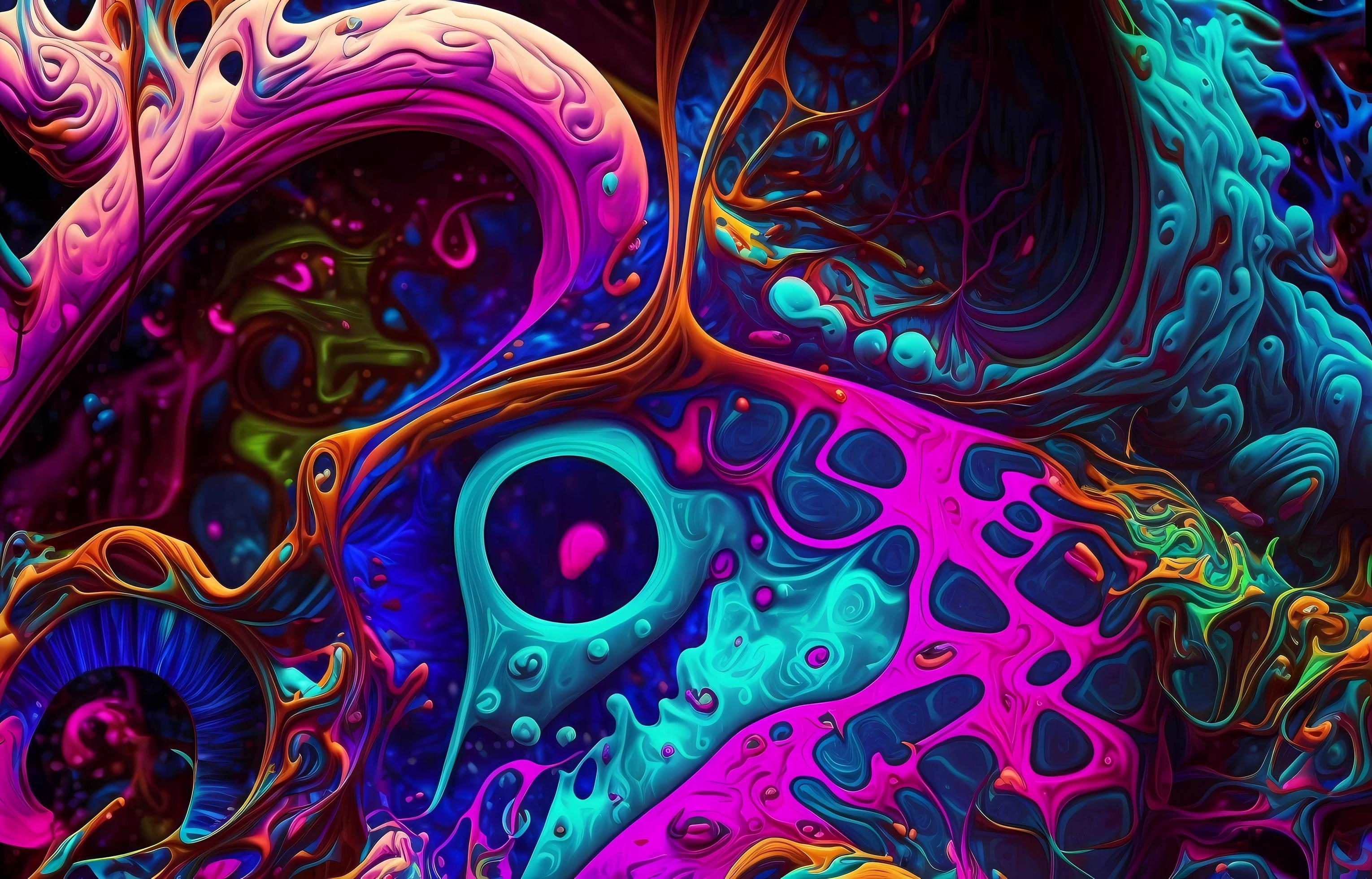 acid art wallpaper