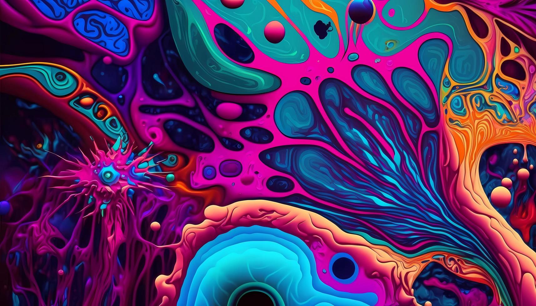Psychedelic background. Surrealism, Acid patterns. 21696935 Stock Photo
