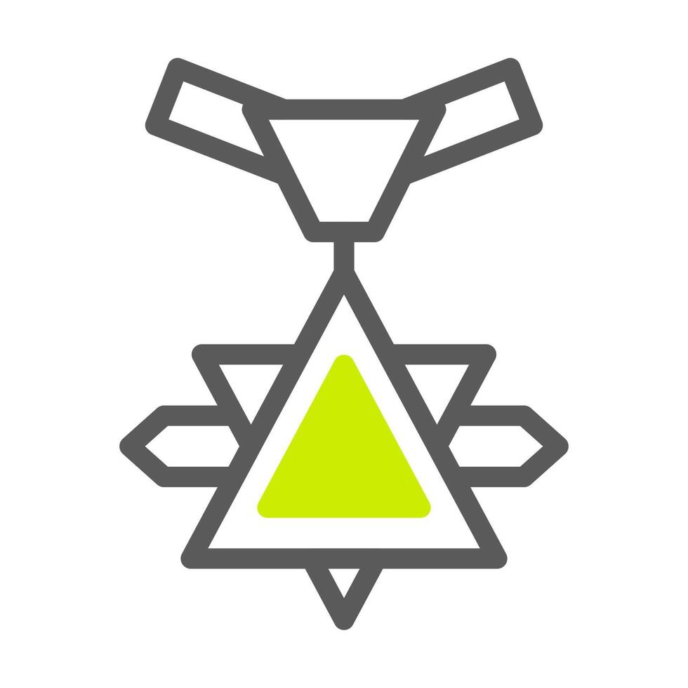 medal icon duotone style grey vibrant green colour military illustration vector army element and symbol perfect.