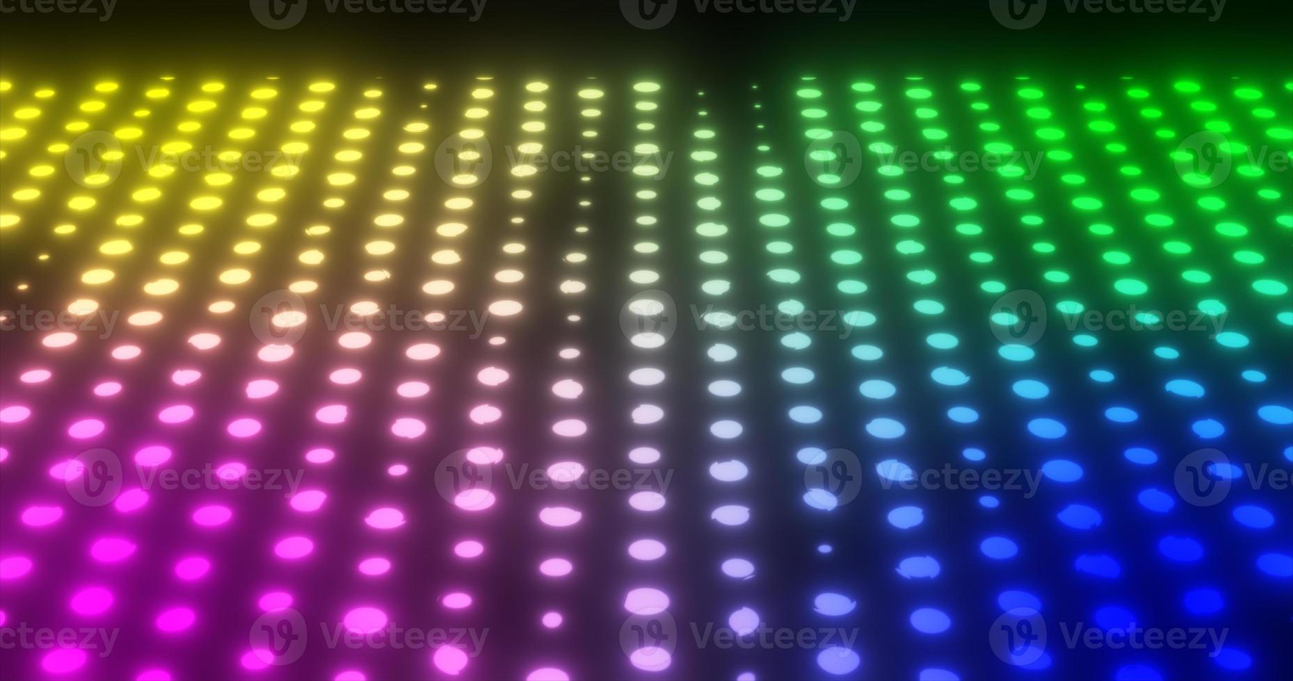Abstract background of colorful flashing dots photo