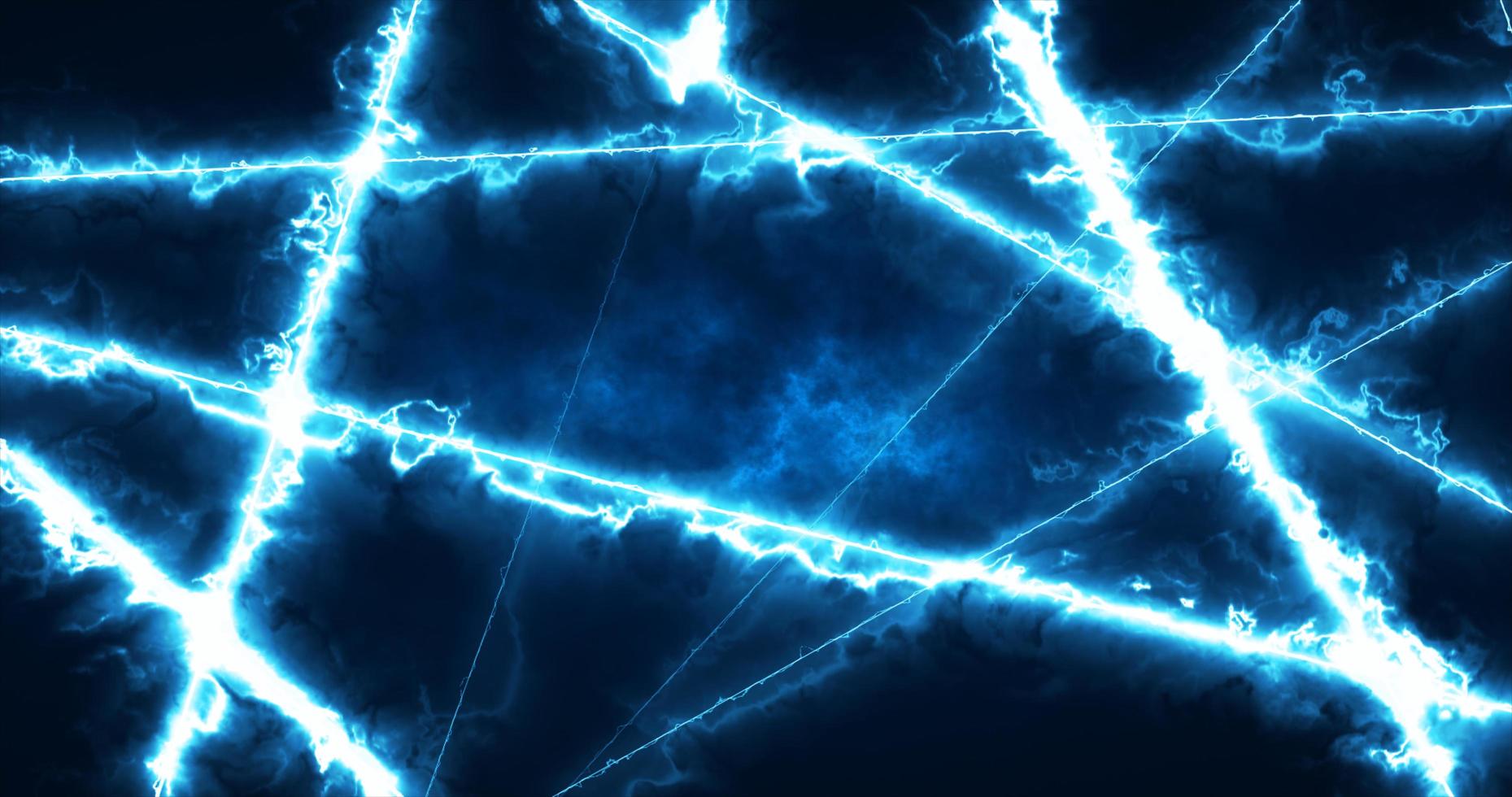 Abstract blue energy lines magical glowing background photo