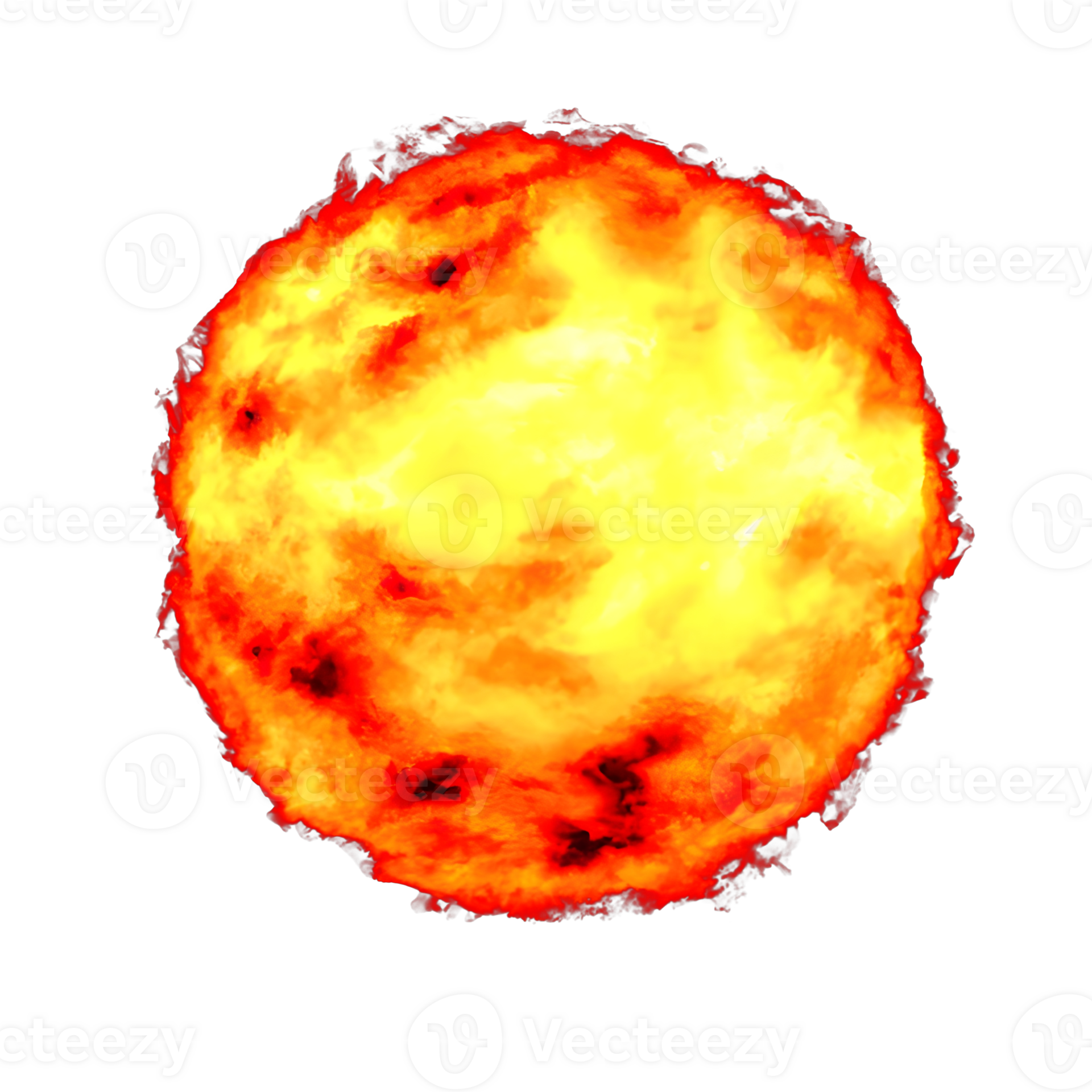 ball of fire. glowing magma sphere. fireball. large sphere of red energy. fantasy game spell