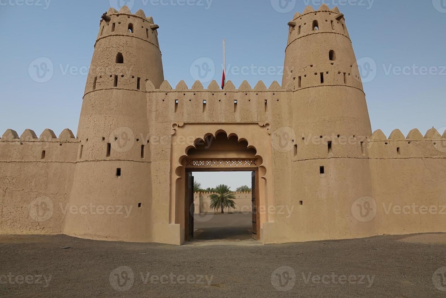 Al Jahili Fort Al Ain Abu Dhabi main gate photo