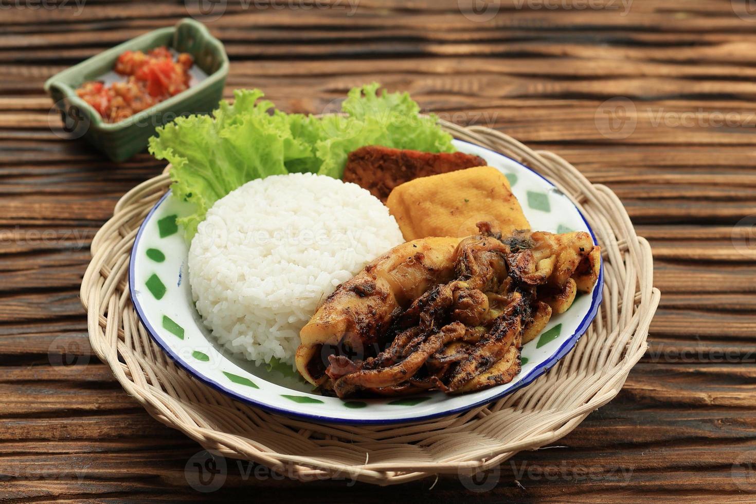 nasi cumi bakar foto