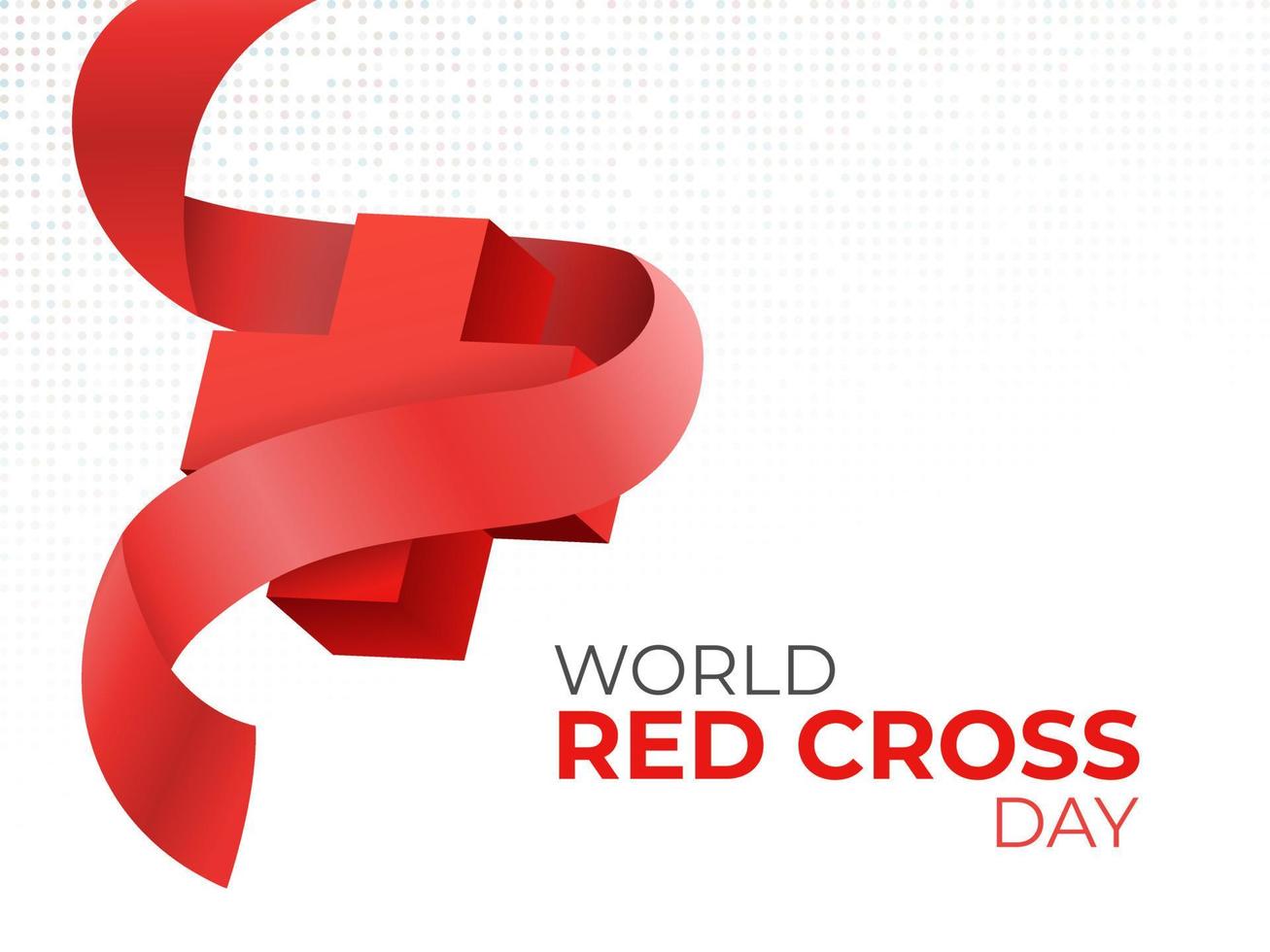 World Red Cross Day Design. Health and Red Crescent Day Concept vector