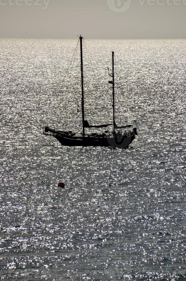 Ships in the ocean photo