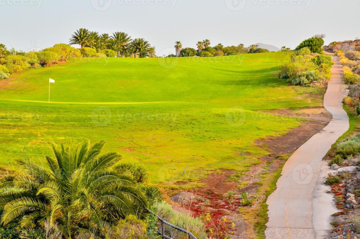 Golf course landscape photo