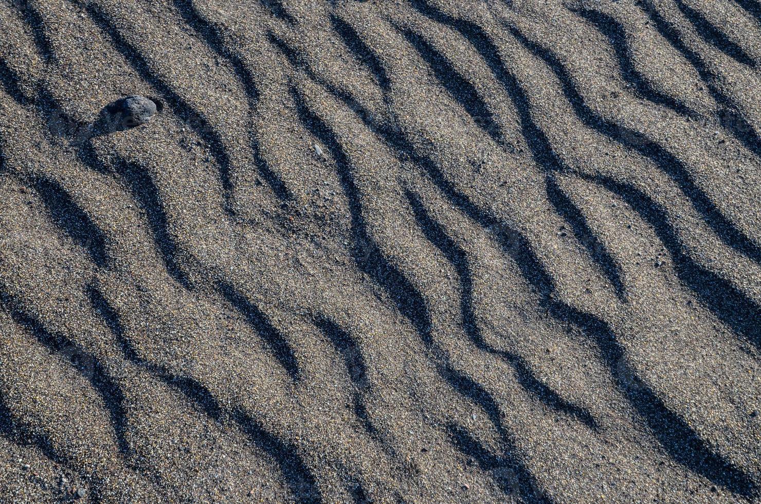 Waves in the sand photo