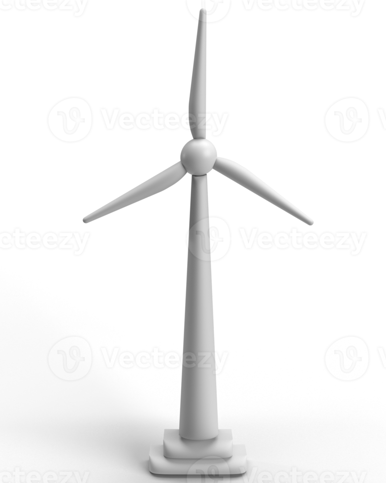 windmill turbine alternative energy power electricity generator renewable green ecology environment technology natural farm industry innovation turbine windmill resource watt sustainable.3d render png