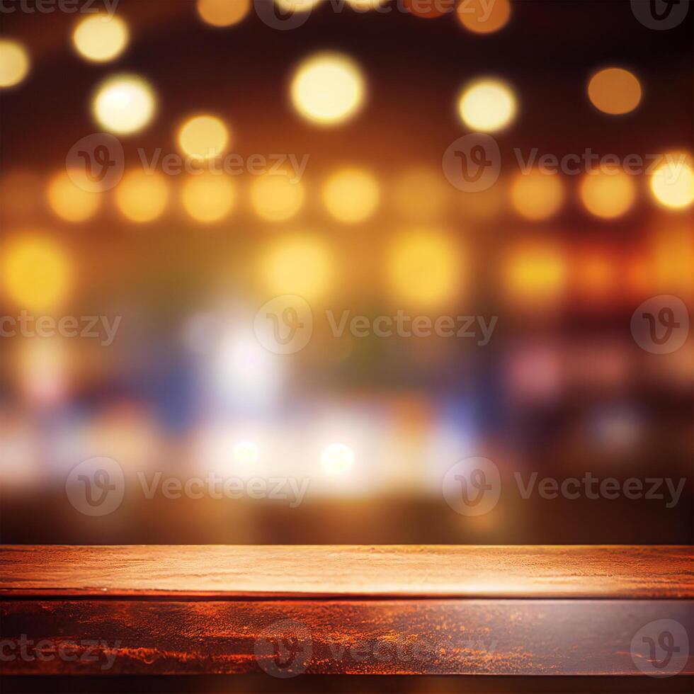Beer restaurant bar, bar tabletop, blurred background - image photo