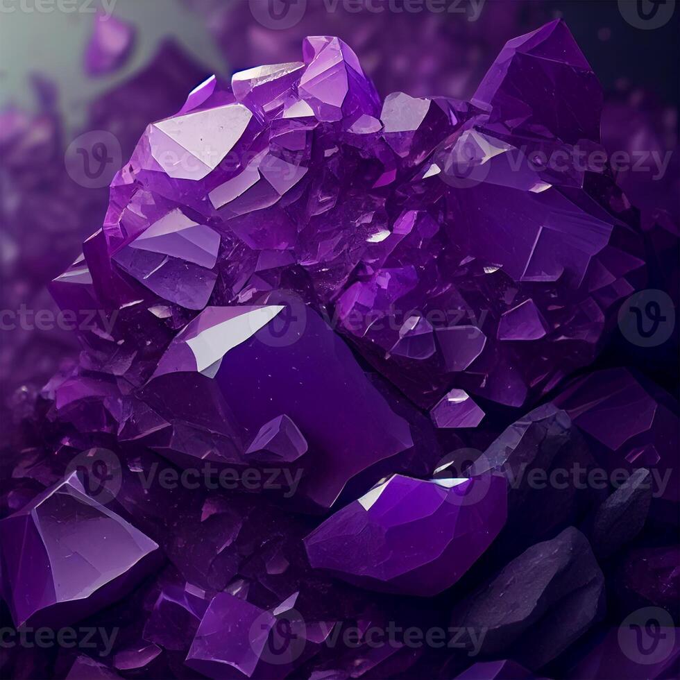 Stone texture stone amethyst, purple, bluish-pink or red-purple variety of quartz - image photo