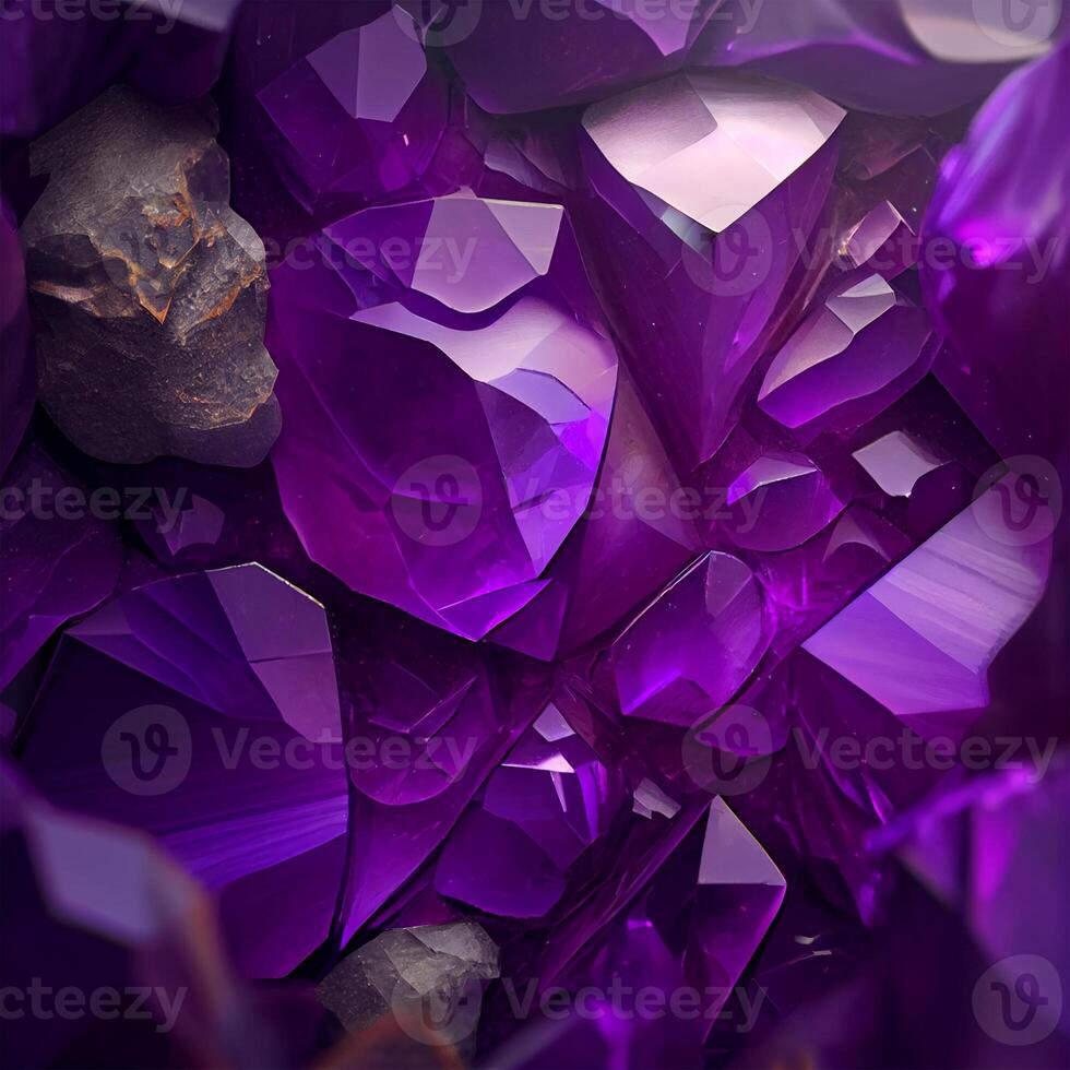 Stone texture stone amethyst, purple, bluish-pink or red-purple variety of quartz - image photo