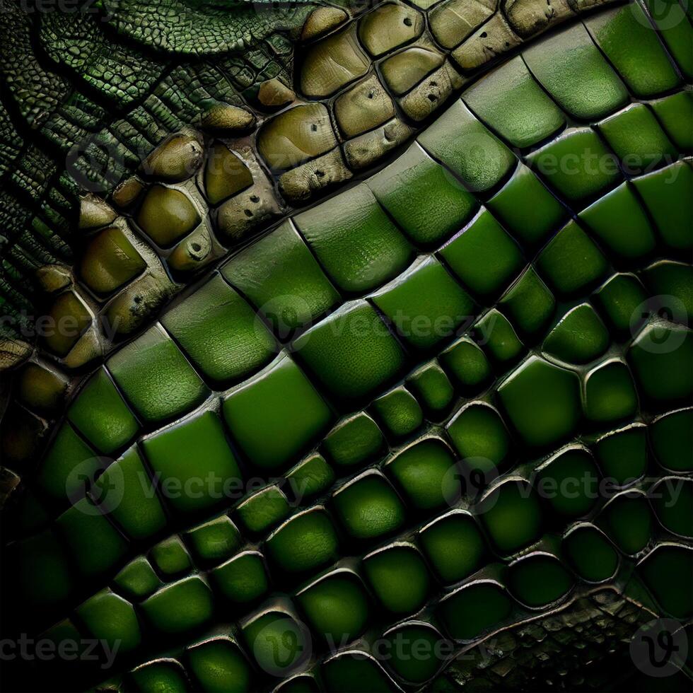 Expensive natural crocodile skin texture - image photo