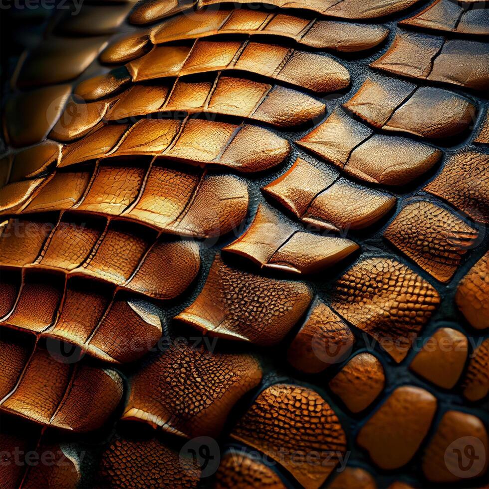 Expensive natural crocodile skin texture - image photo