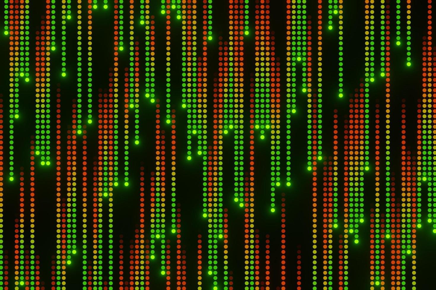 Green circle pattern, halftone dot matrix photo