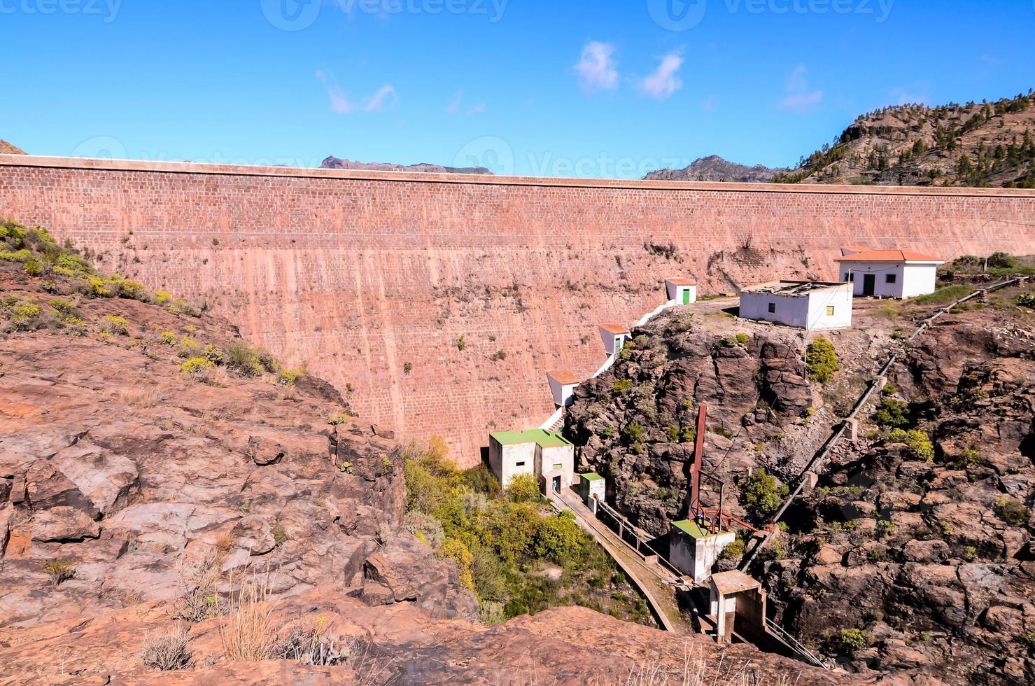 View of the dam photo