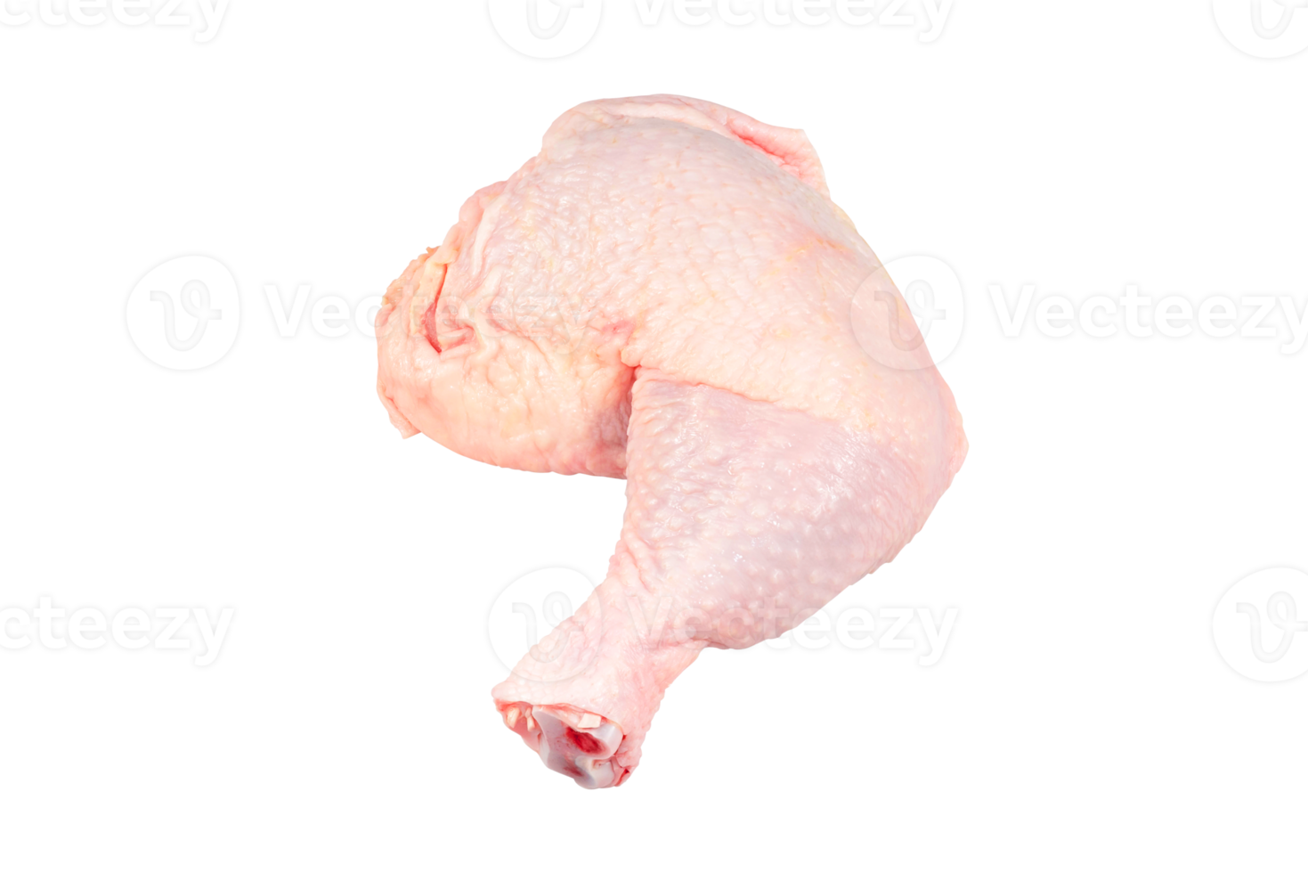 Frais brut Frais brut poulet Viande isolé sur transparent Contexte. poulet pilon ou jambe, Haut voir. png filehicken Viande, isolé sur blanc Contexte. poulet pilon ou jambe, Haut voir.