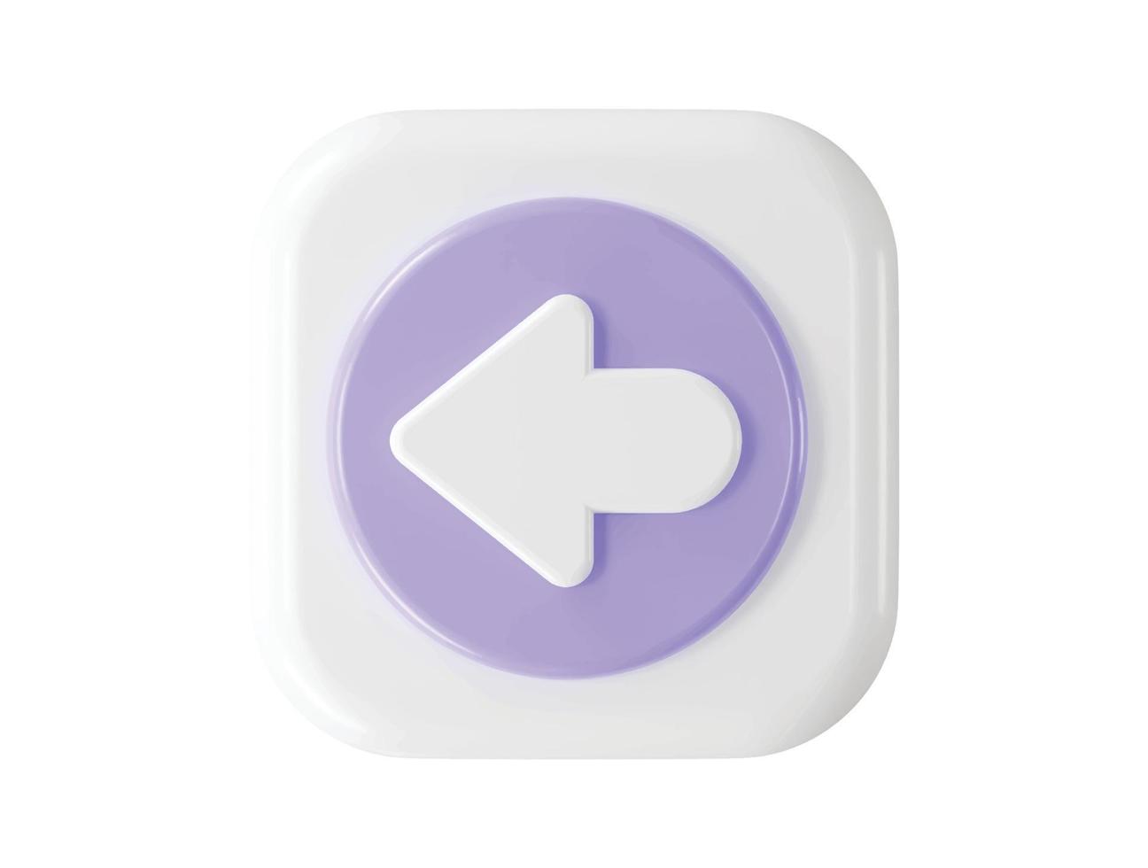 3d rendering arrow icon vector illustration transparent element